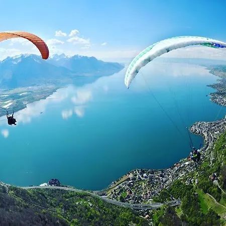 Auberge de jeunesse Miramonte Single View Montreux